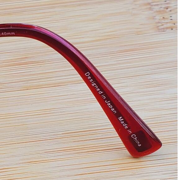 Charmant Nodoka Eyeglasses Rectangular Half Frame ND10182 BK 52 17 140 - Picture 6 of 8